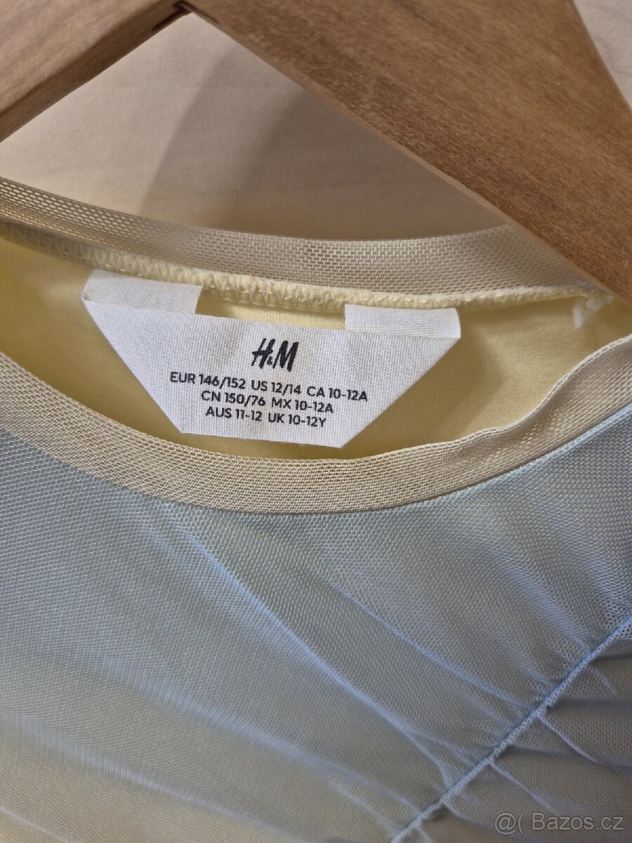Krásné duhové šaty H&M vel 146-152 - 4