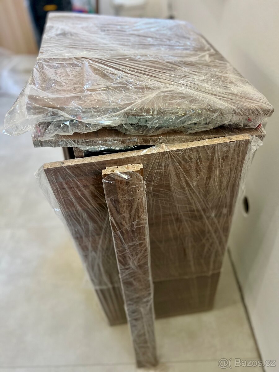Koupelnová skříňka - sirka 80cm_orech - 4