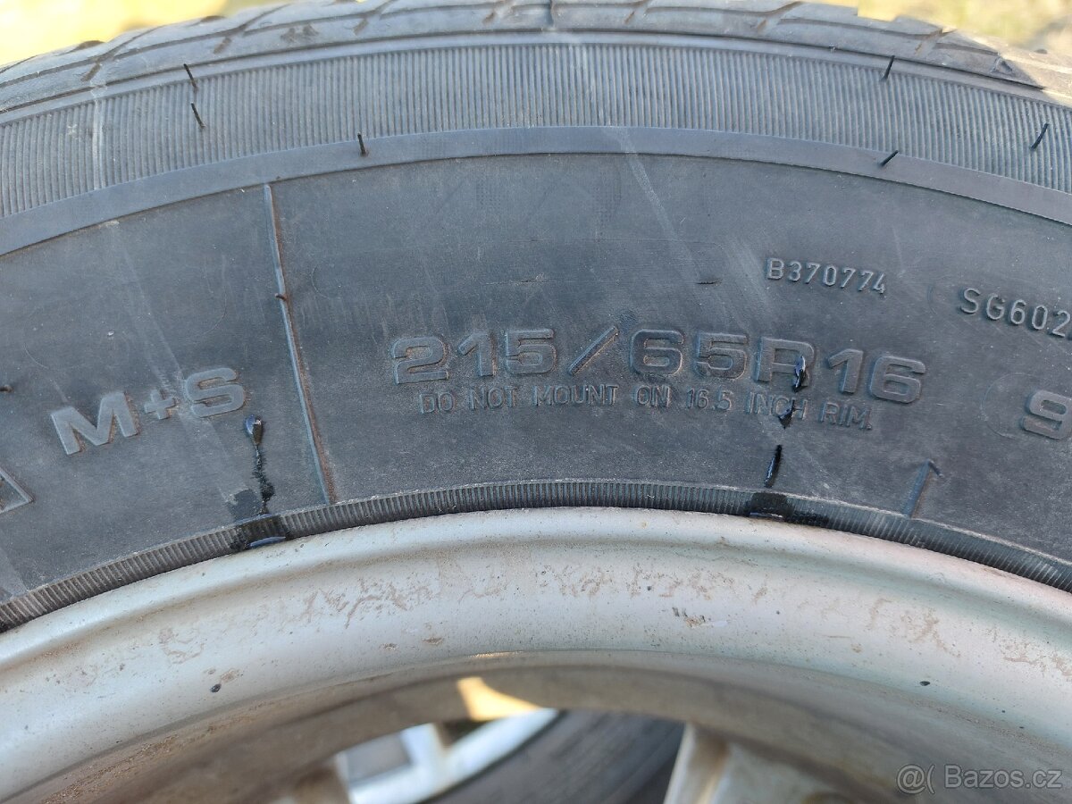 Alu disky s pneu R16, 5x114,3 - 4