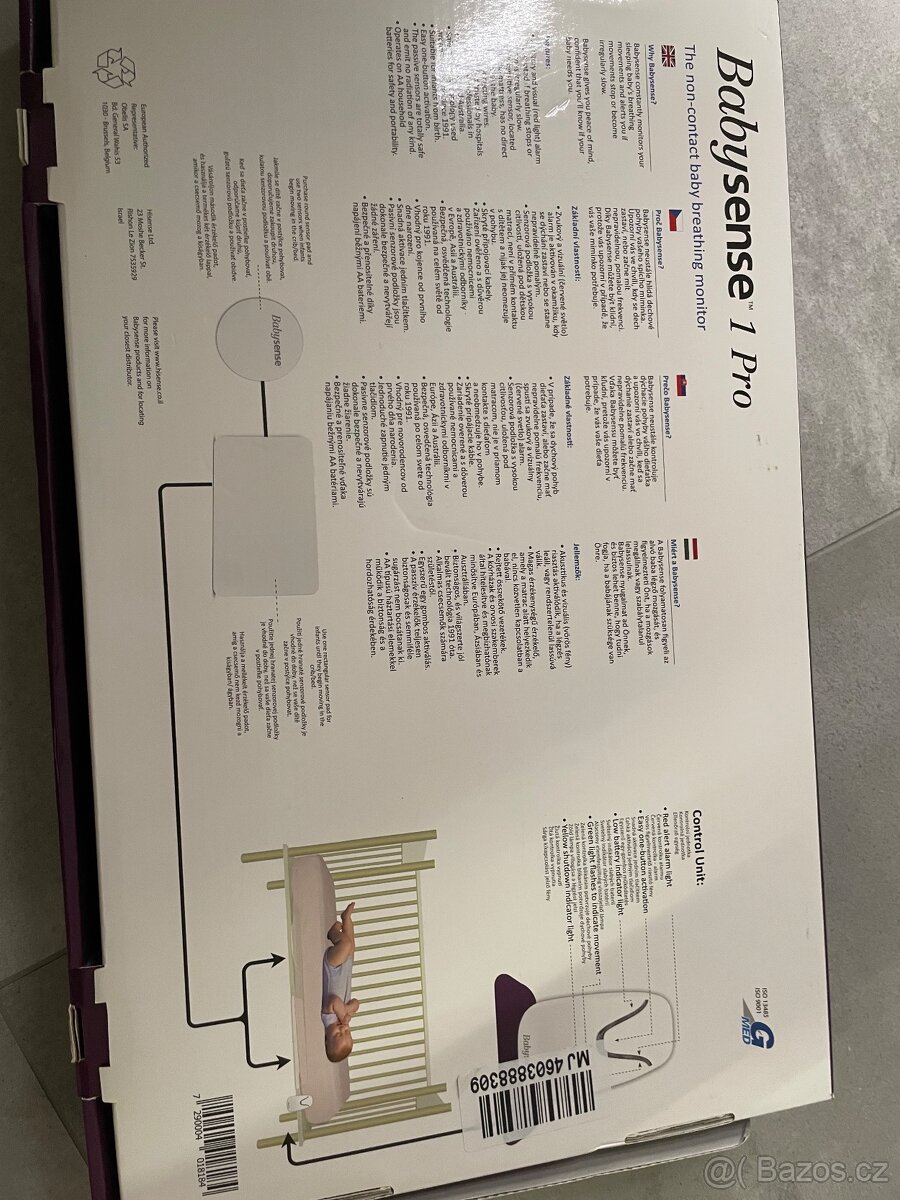 Monitor dechu Babysence 1 pro - 4