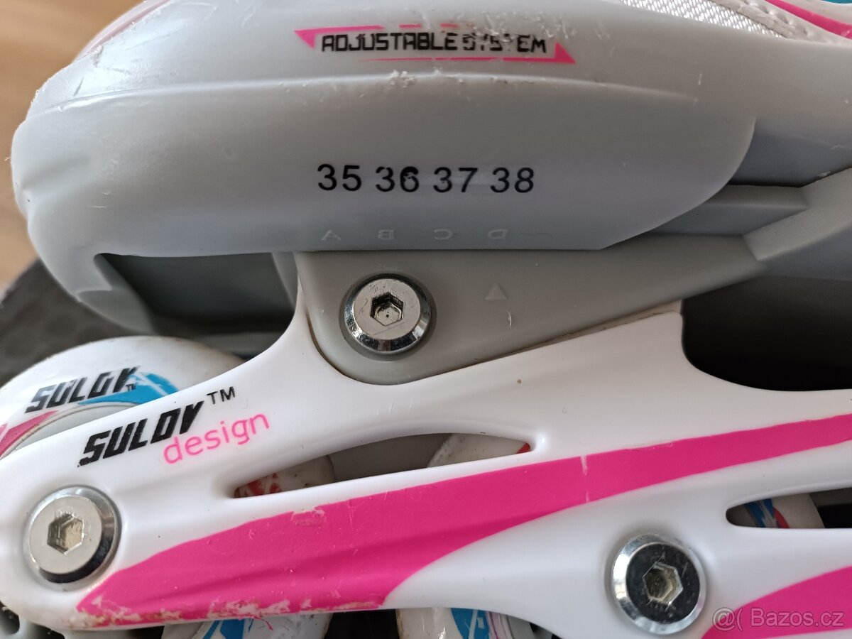 Rostoucí dětské zimní/letní brusle Sulov IKKI (35-38) - 4