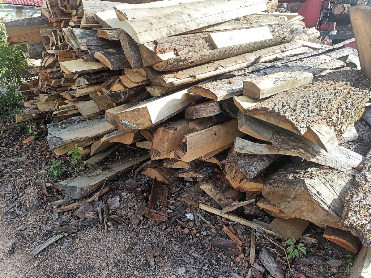 Předštípané palivo, silné oblany, krajiny z pily - 2m délka - 4