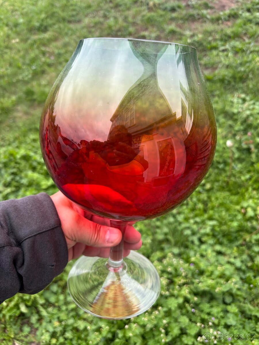 Obří číše - Jan GABRHEL sklárna Chlum u Třeboně - 4