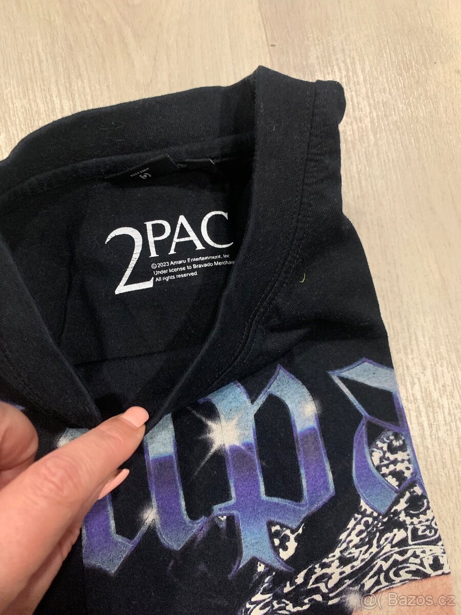 Pánské tričko Cropp Tupac, vel.L nové - 4