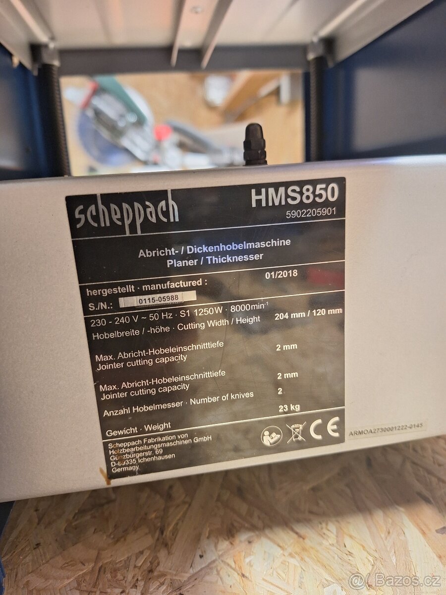 Hoblovka s protahem Scheppach - 4