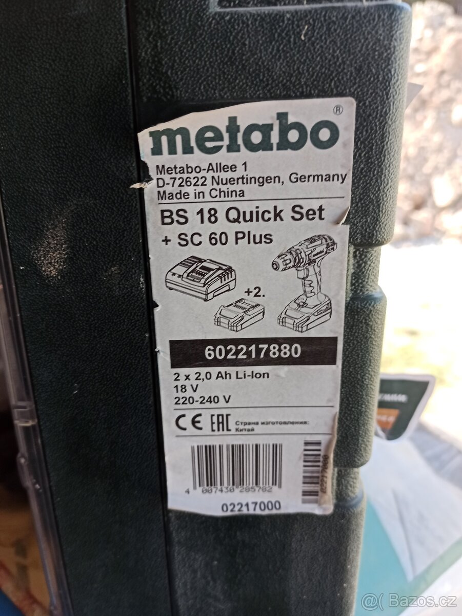 Metabo BS18 QuickSet - 4