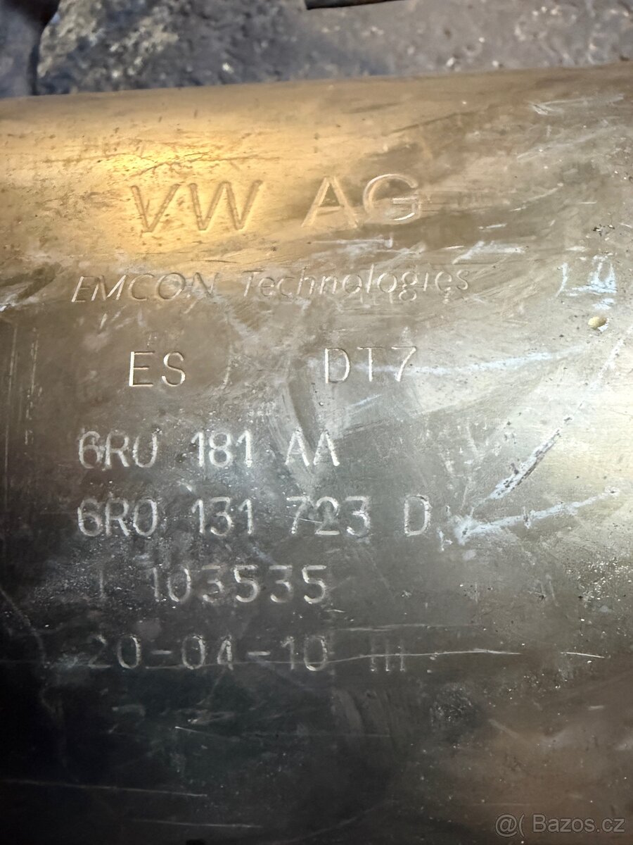 Dpf filtr 6r0131723d Škoda VW 1.6 CR - 4