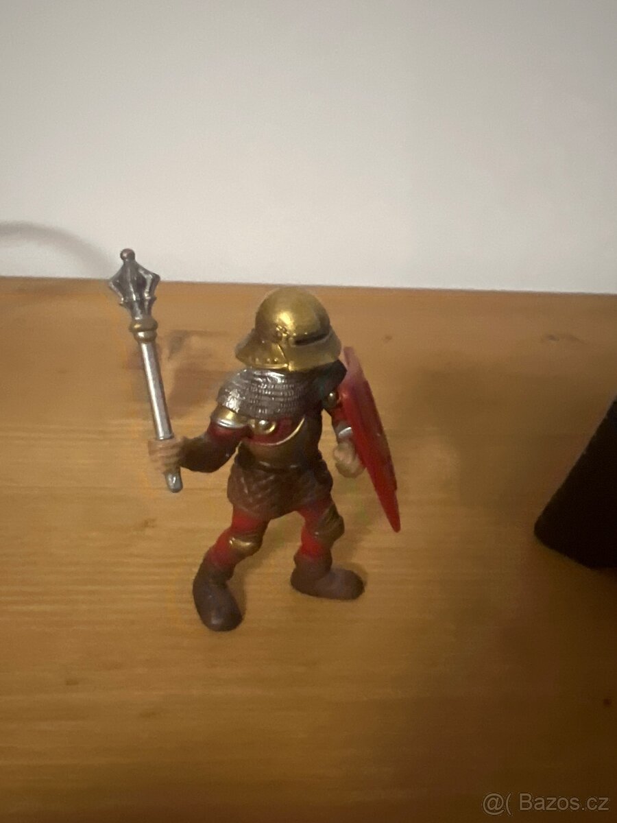 Rytíř Schleich přilbice palcát štít - 4