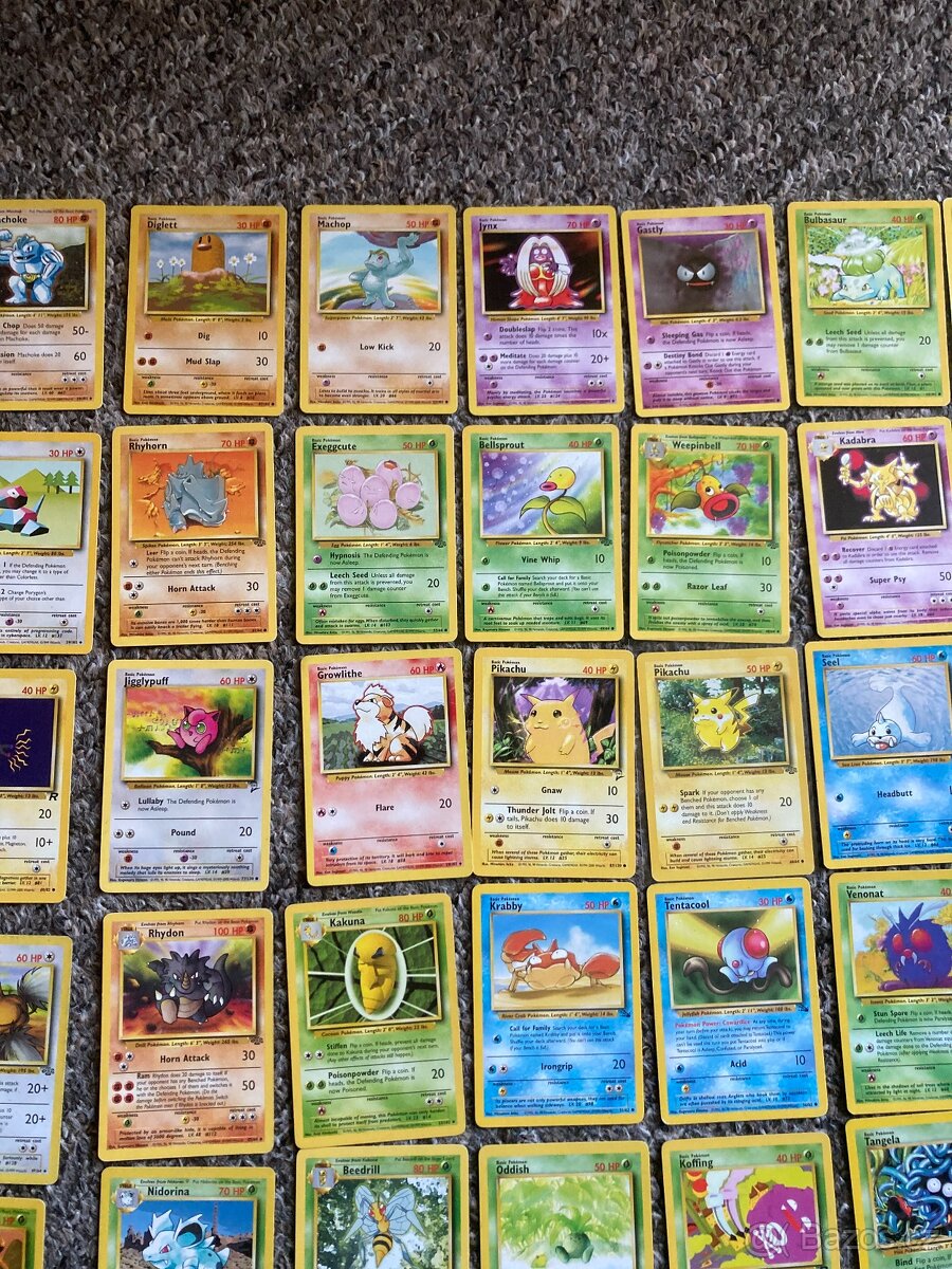 POKEMON Balík karet od BASE SET po Rocket - 4