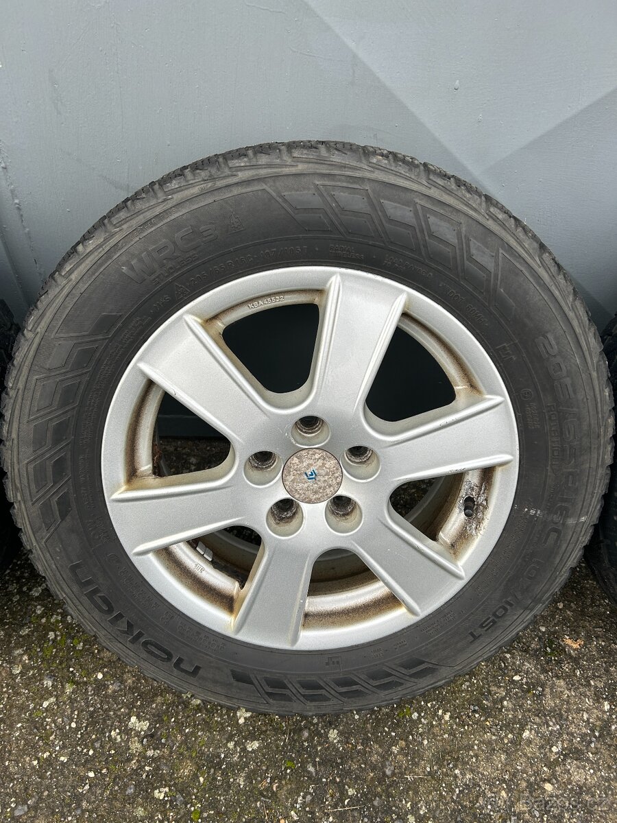 Alu kola R16 5x112 + Zimní pneu 205/65/16C Nokian, Semperit - 4