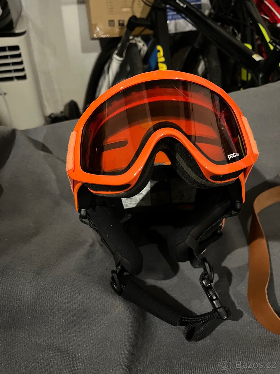 POC lyžařská helma XS 51-54cm nastavitelná + bryle POC+ vak - 4