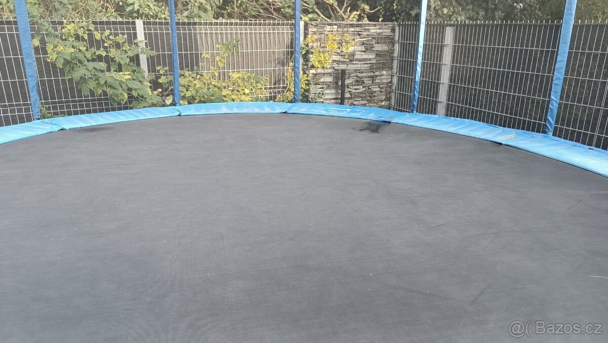 Trampolína 430cm průměr, modrá - 4