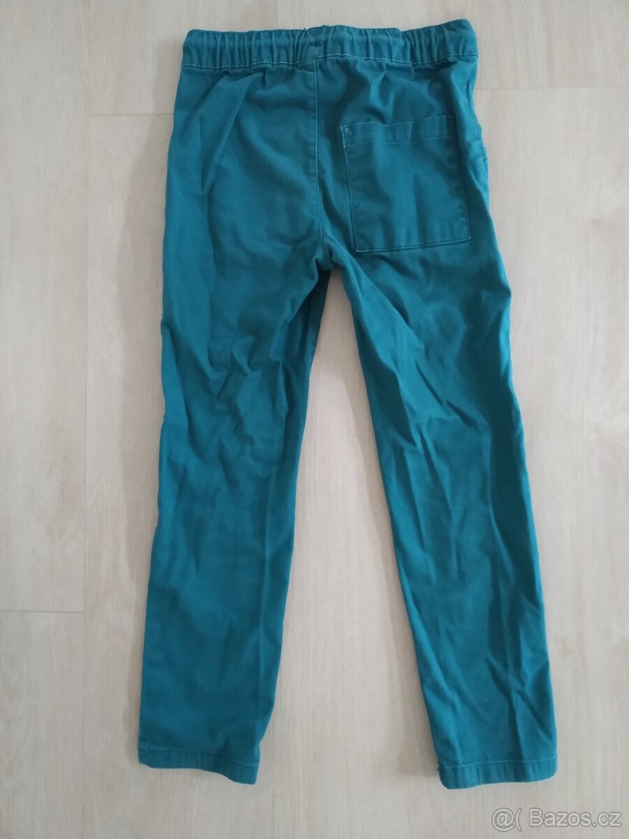 Plátěné kalhoty zn. Little Kids vel.122/128 - 4