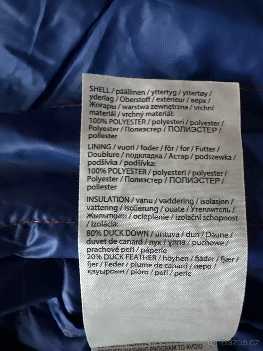 Péřová bunda Reima Fossila - Navy vel 140 - 4