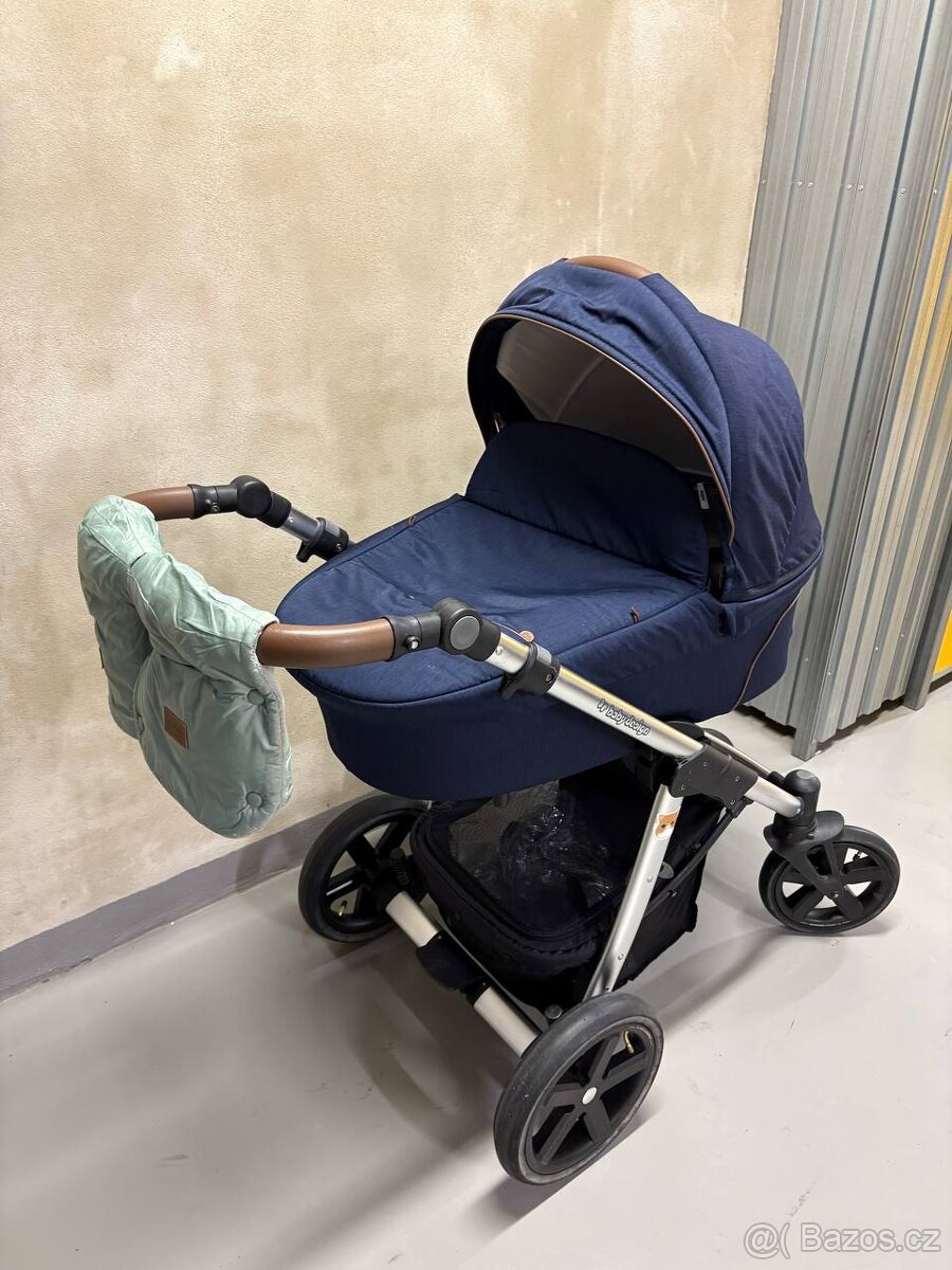 Kočárek Baby Design s hlubokou korbou a sportovní sedač - 4