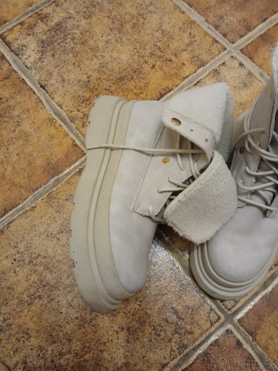 Kotníčkové boty s kožíškem Replay vel. 41 - 4