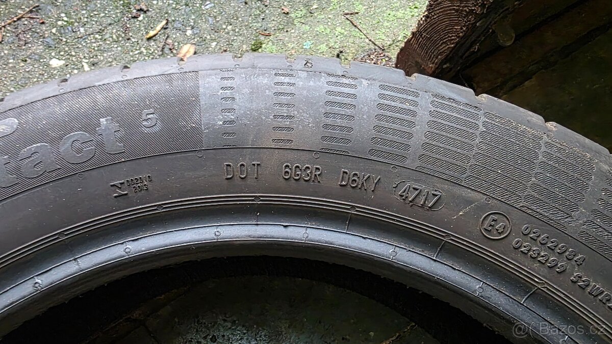 215/55 R17 V Continental jako nové - 4