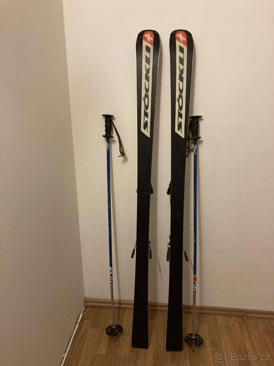 SET lyže carvingové Stöckli 165 cm+ boty Salomon vel 41(7)+ - 4