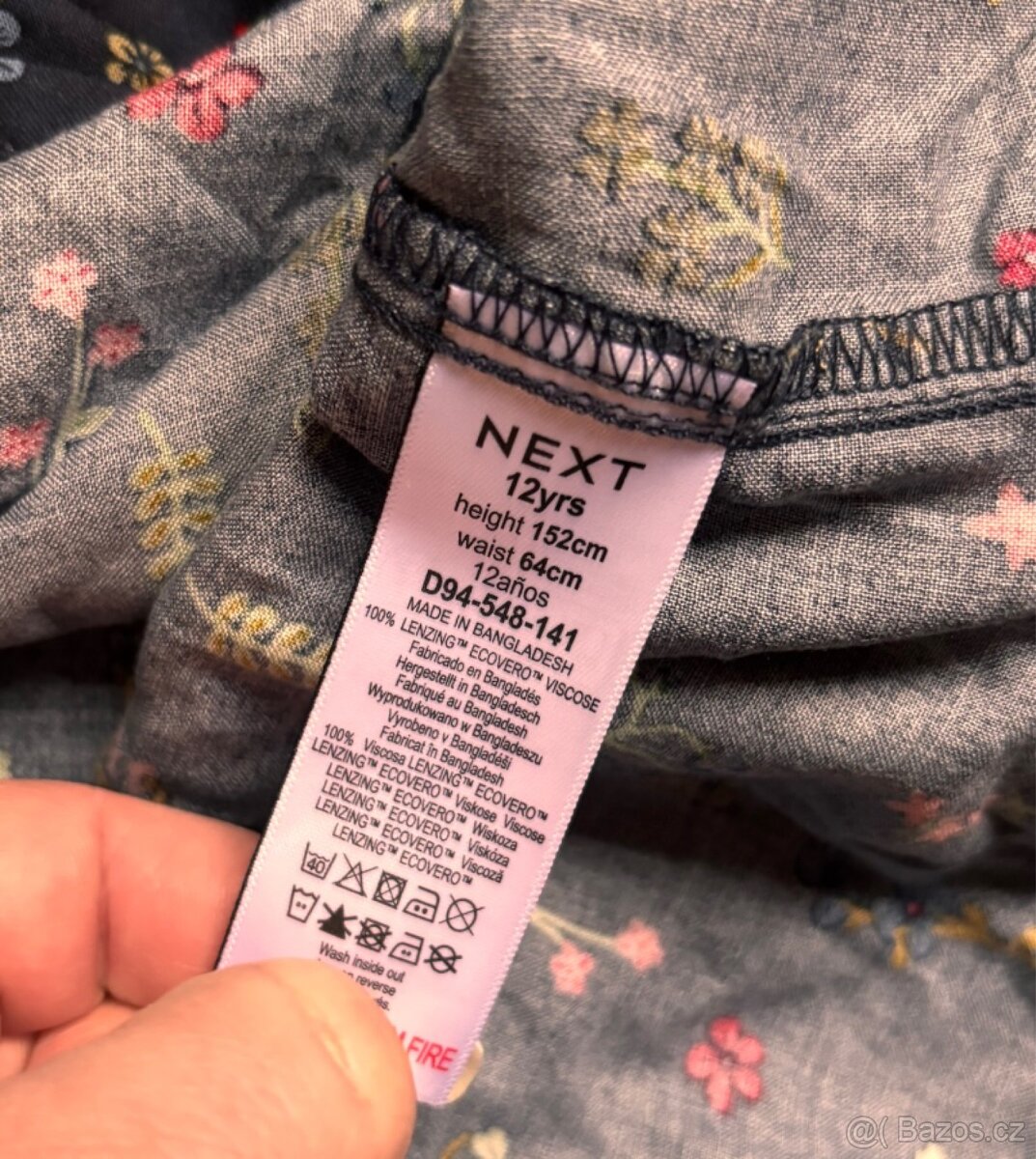 Luxusní dívčí nové šatičky Next vel.152 - 4