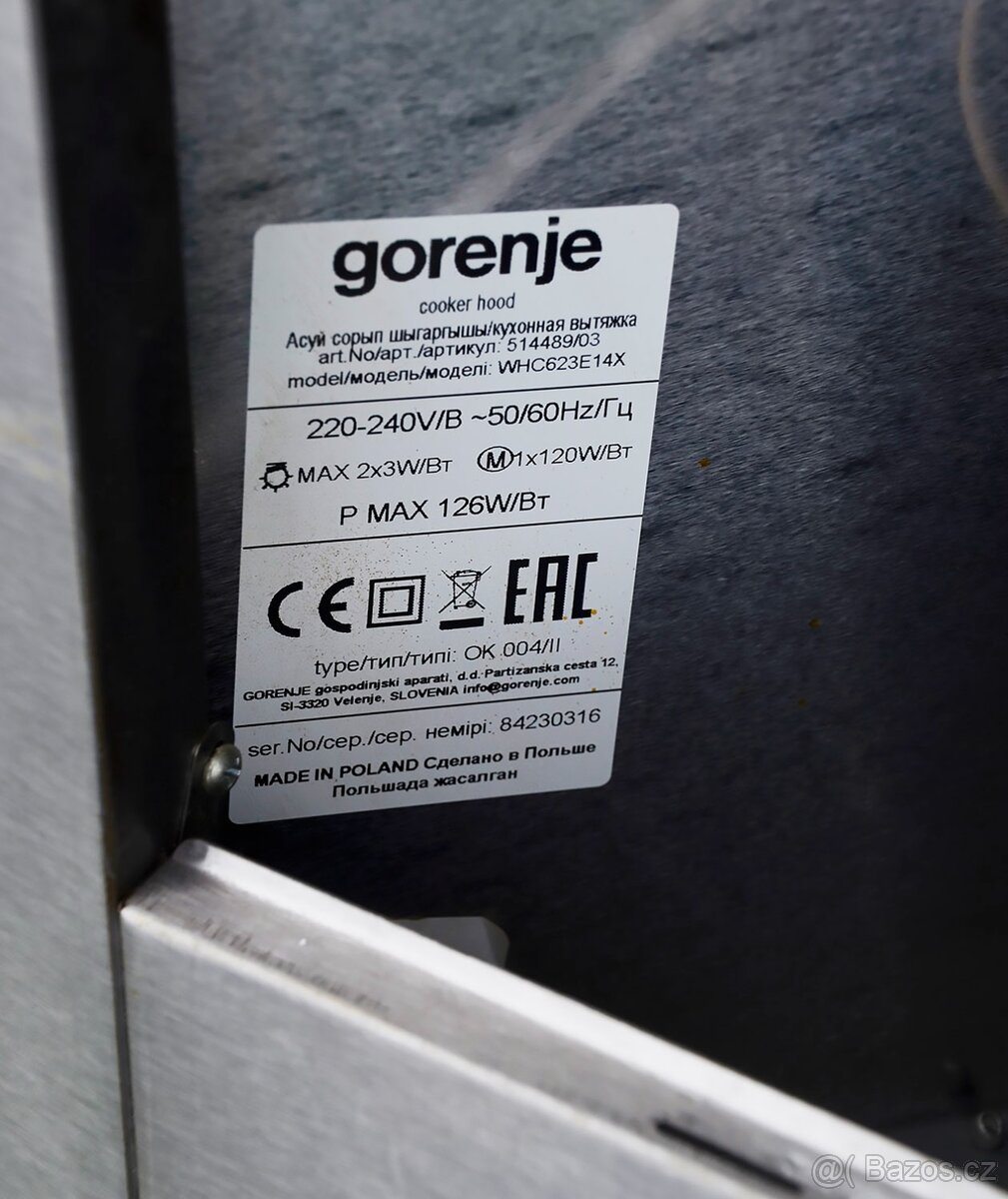 Komínová digestoř Gorenje - 4