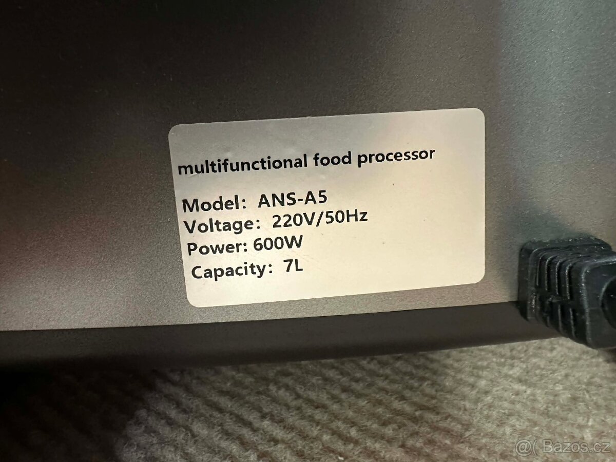 Kuchyňský robot / multifunkční food processor 7L – 600W - 4