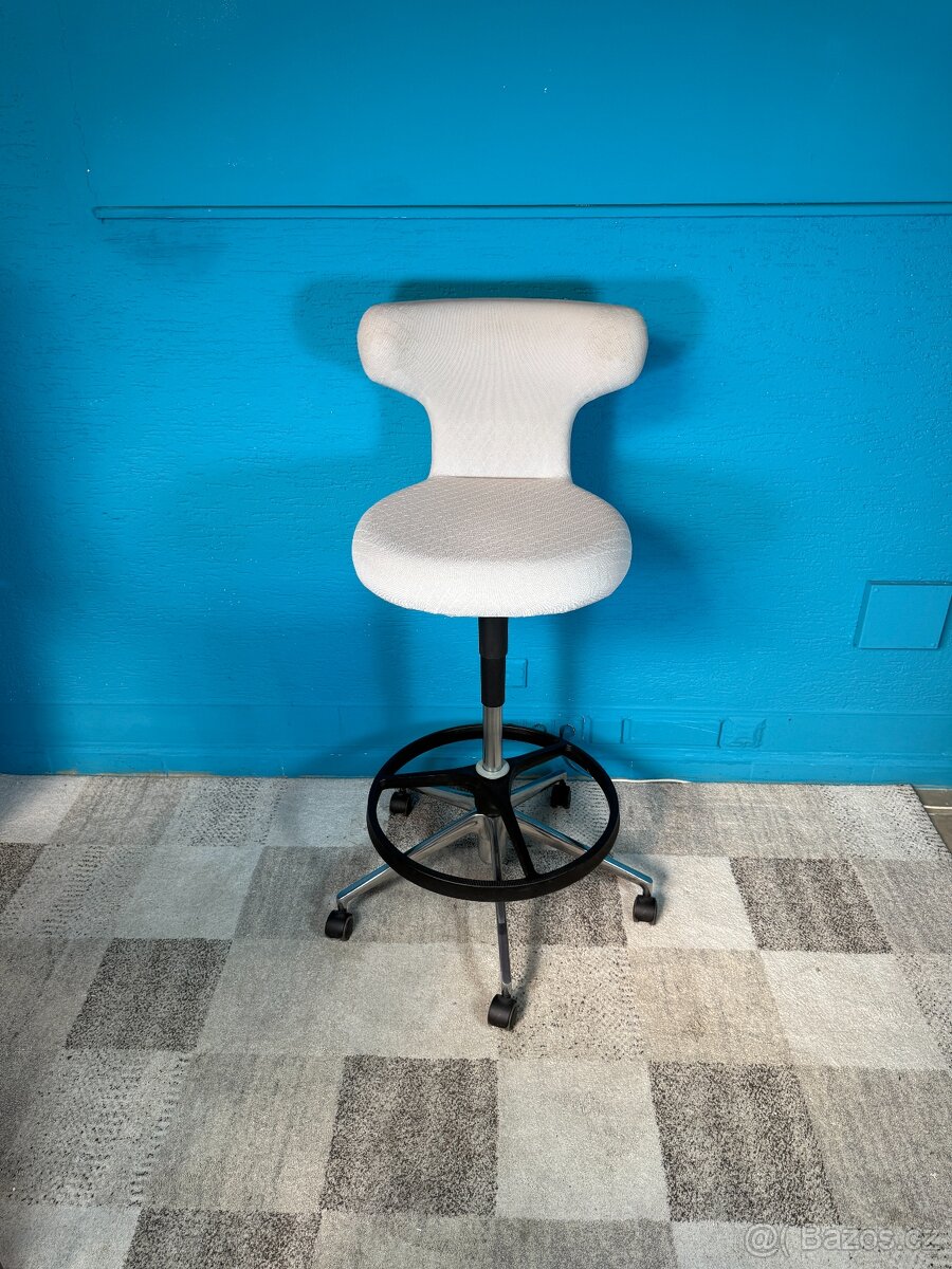 Barová židle VITRA Pivot šedá - 4