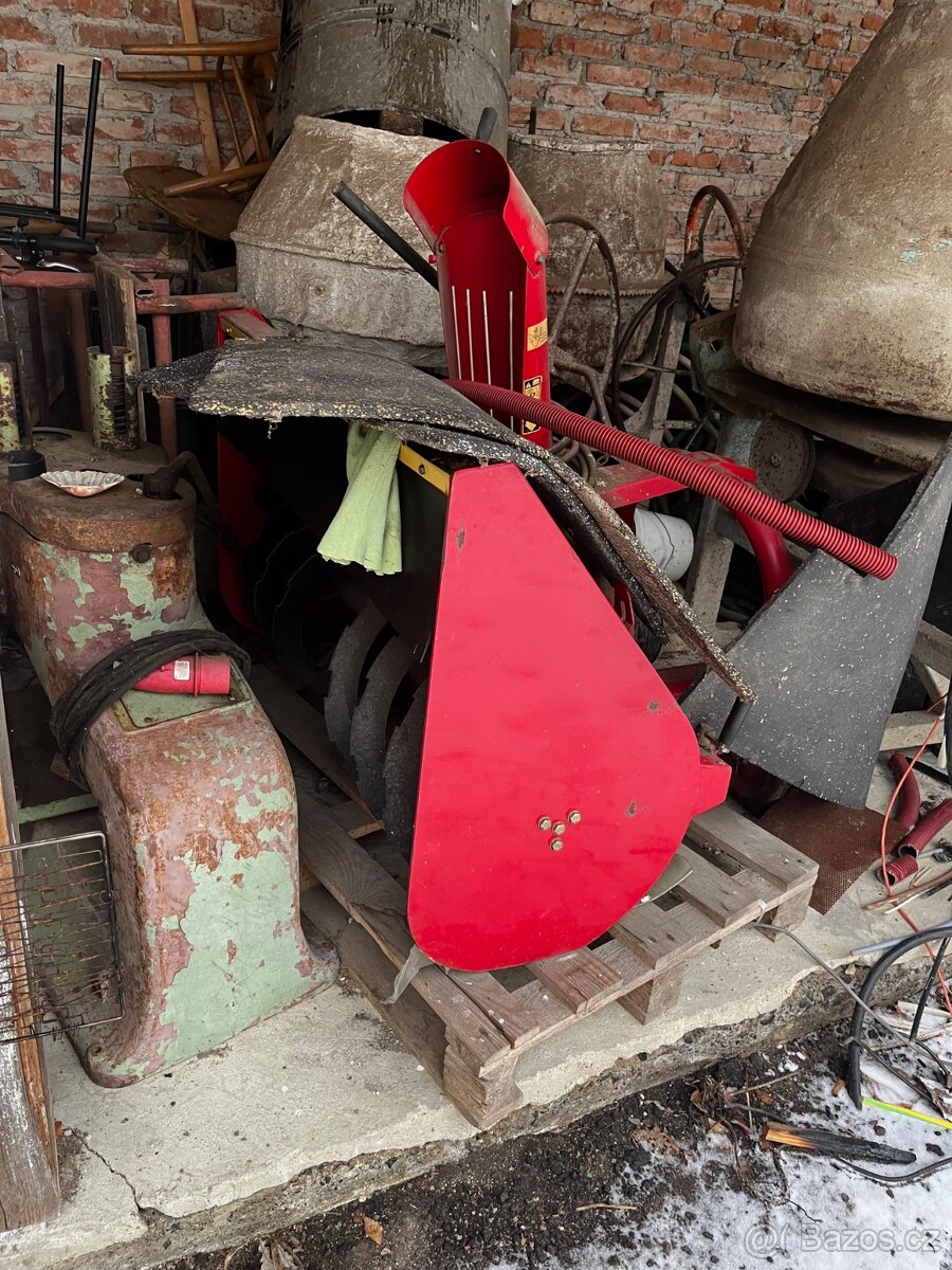 Prodám fréza na sníh š. 120cm, malotraktor - 4