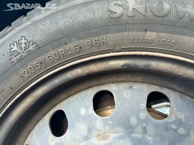 Peugeot 407 zimní kola 205/60/16 - 4