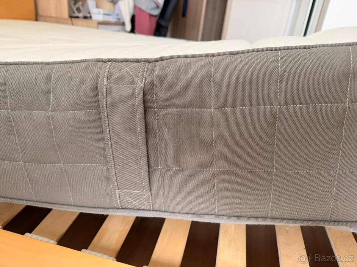 Postel 160×200 + rošt + matrace IKEA HÖVÅG – pouze komplet - 4