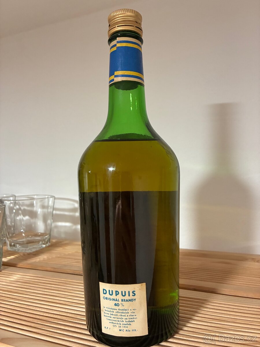 Dupuis brandy 1969” TUZEX, originál náplň, neotevřeno - 4