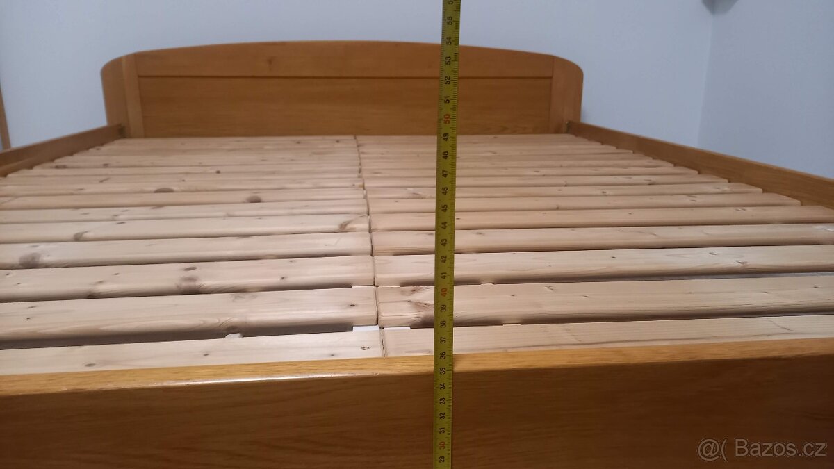 Dubová manželská postel PAVLA 180x220cm - 4
