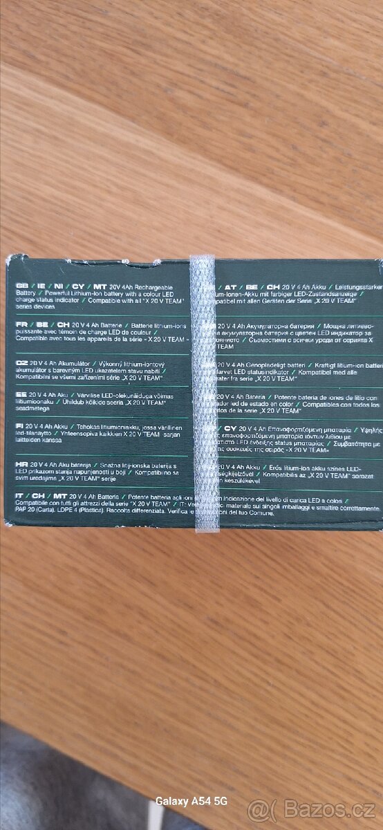 Parkside baterie 20V 4Ah. - 4