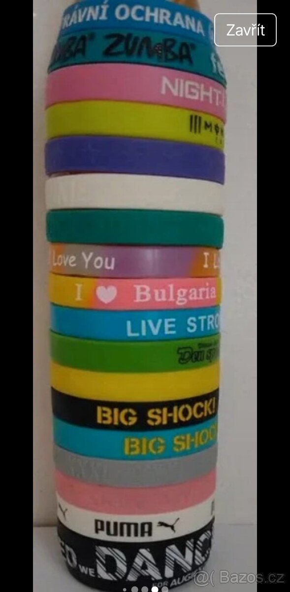 Gumové náramky na ruku - 4