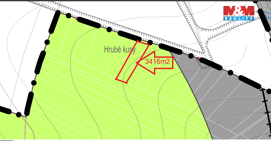 Prodej pole, 3416 m², Olomouc - 4