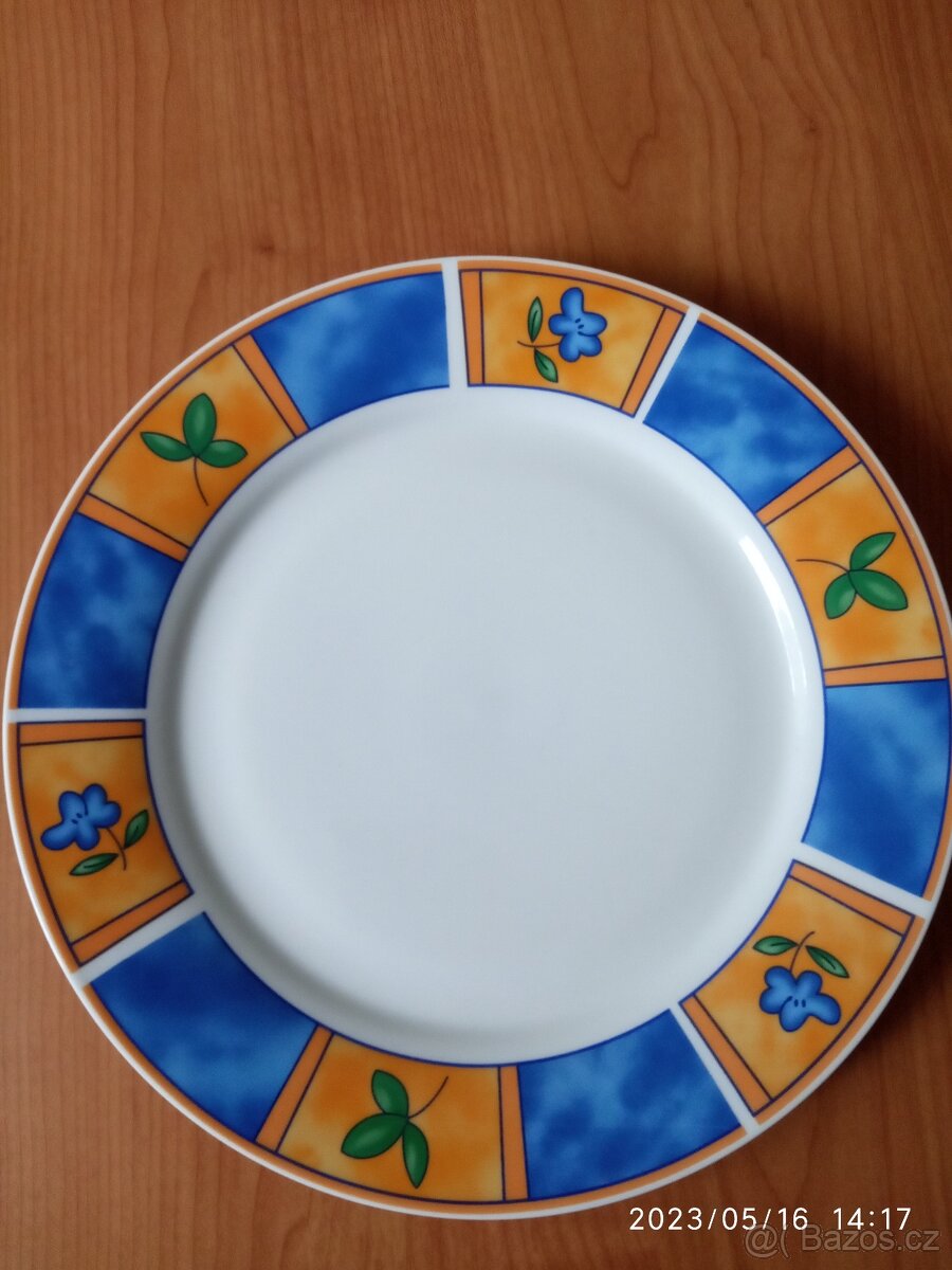 Talíře mělké,porcelánové 5ks - 4