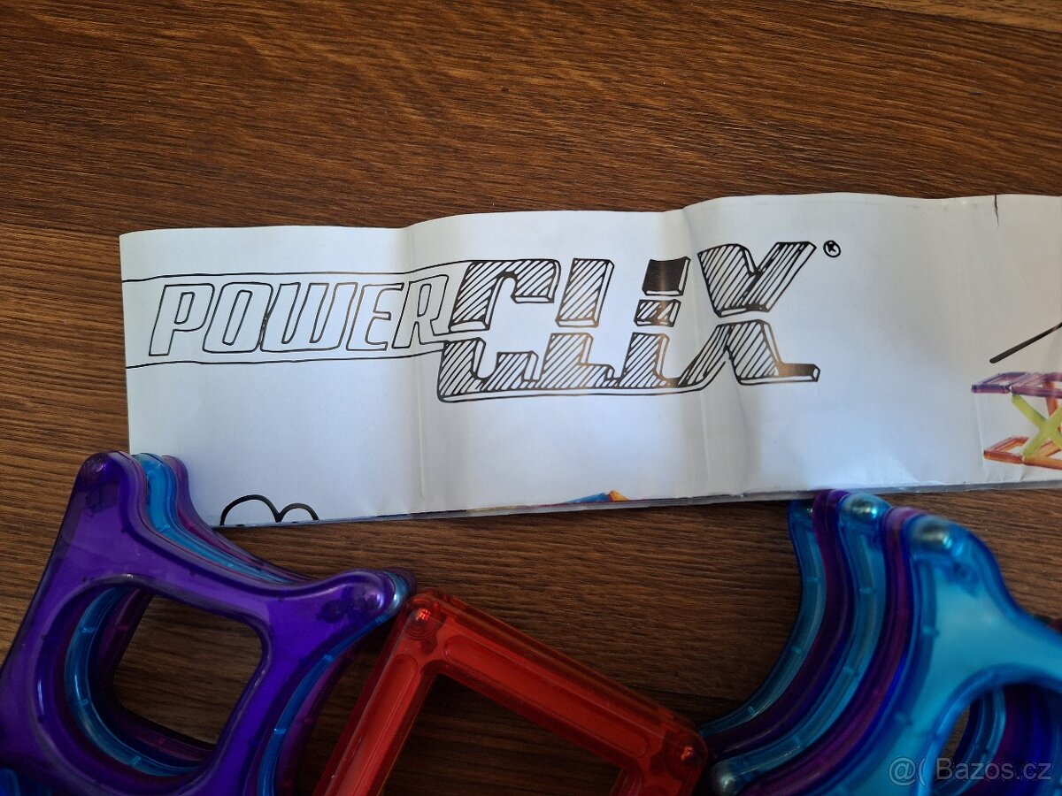Magnetická stavebnice Powerclix 50 ks - 4
