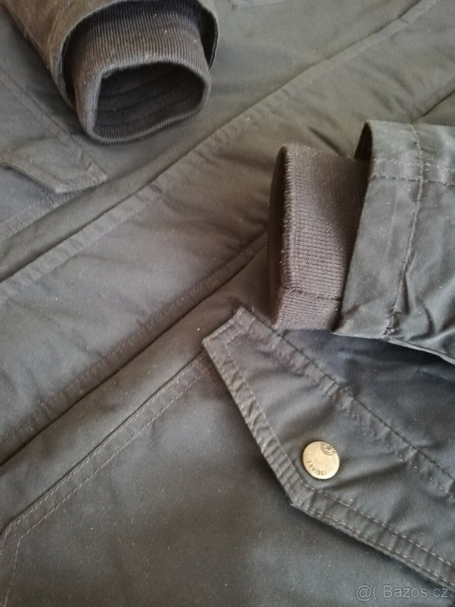 zimní chlapecká tm. modrá bunda 12/13 let - 4