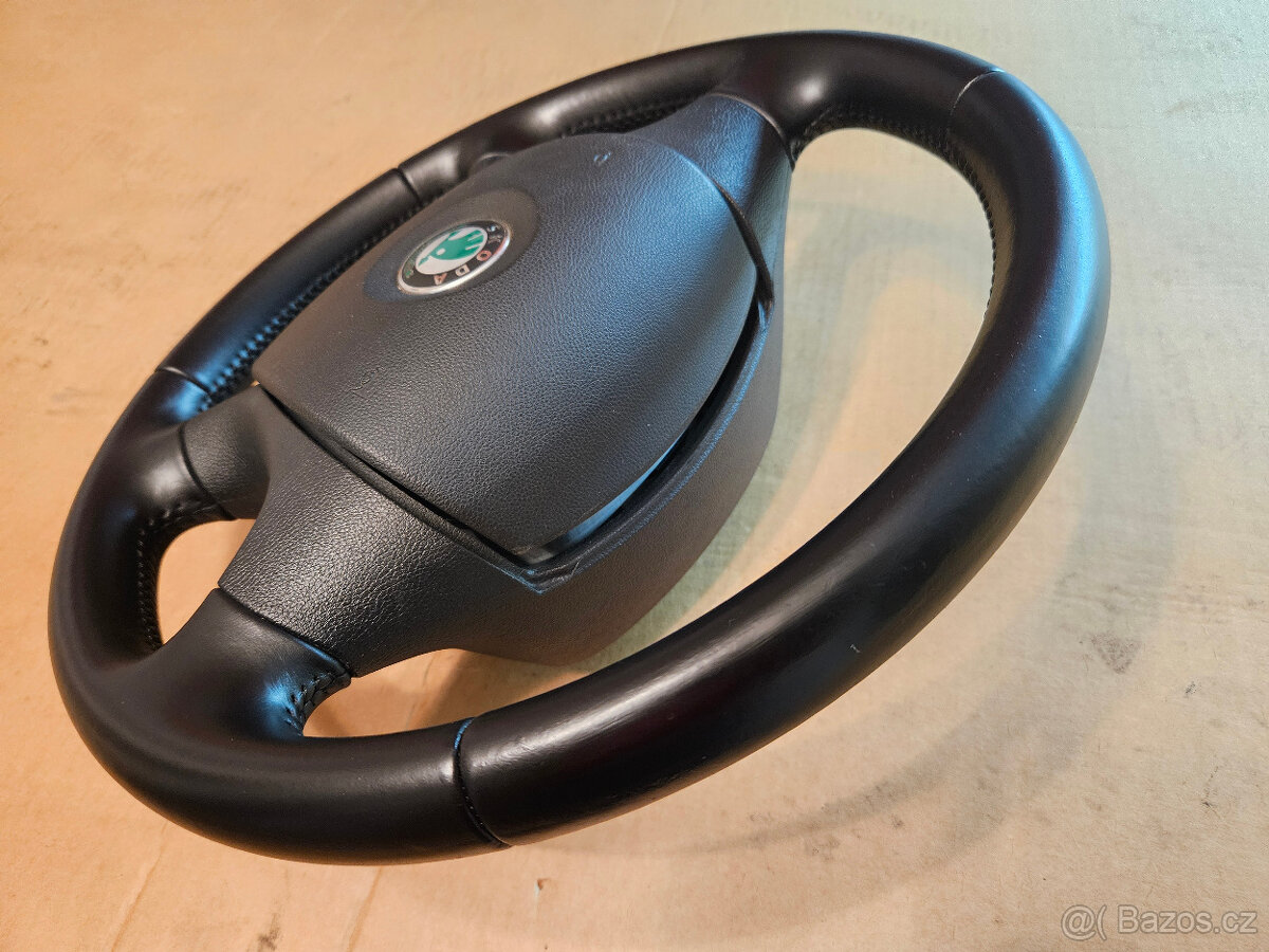 Škoda Fabia 1 Octavia Superb kožený volant - 4