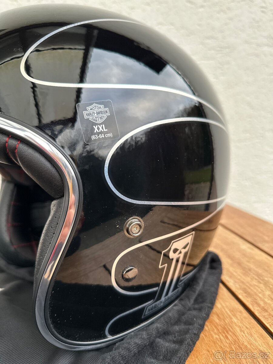 Helma Harley Davidson xxl černá lesk - 4