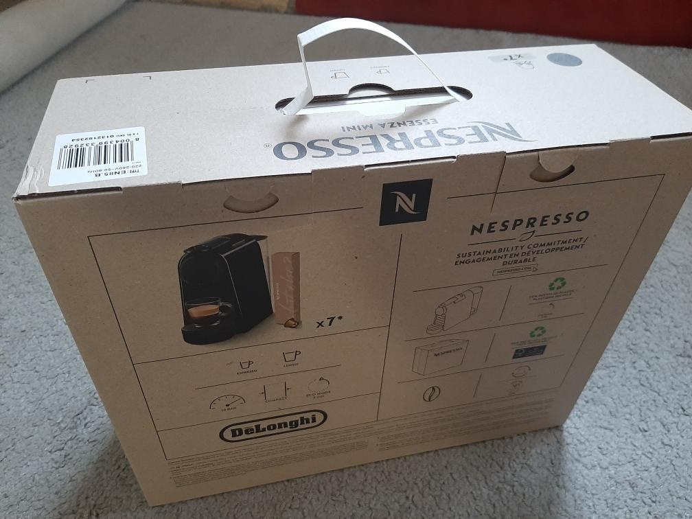 Kávovar Nespresso Essence mini, černý, nový +7 kapslí zdarma - 4