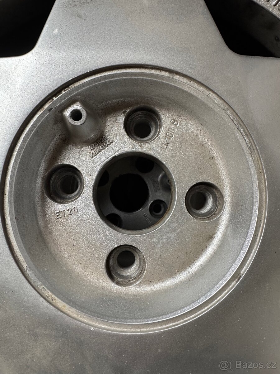ALU BORBET A 7.5J R16 ET20 4x100 pouze 2 kusy - 4