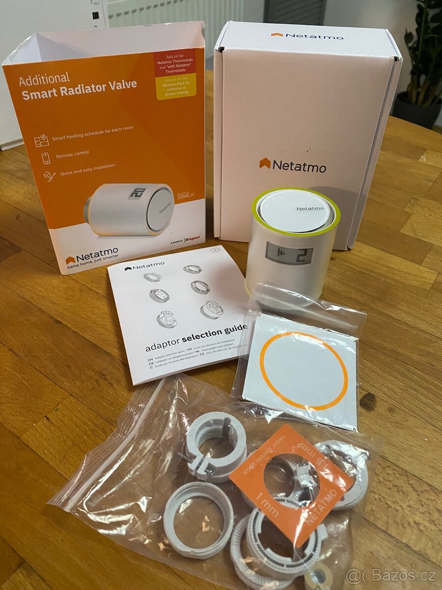 Sada chytrých termostatických hlavic + termostat zn.Netatmo - 4