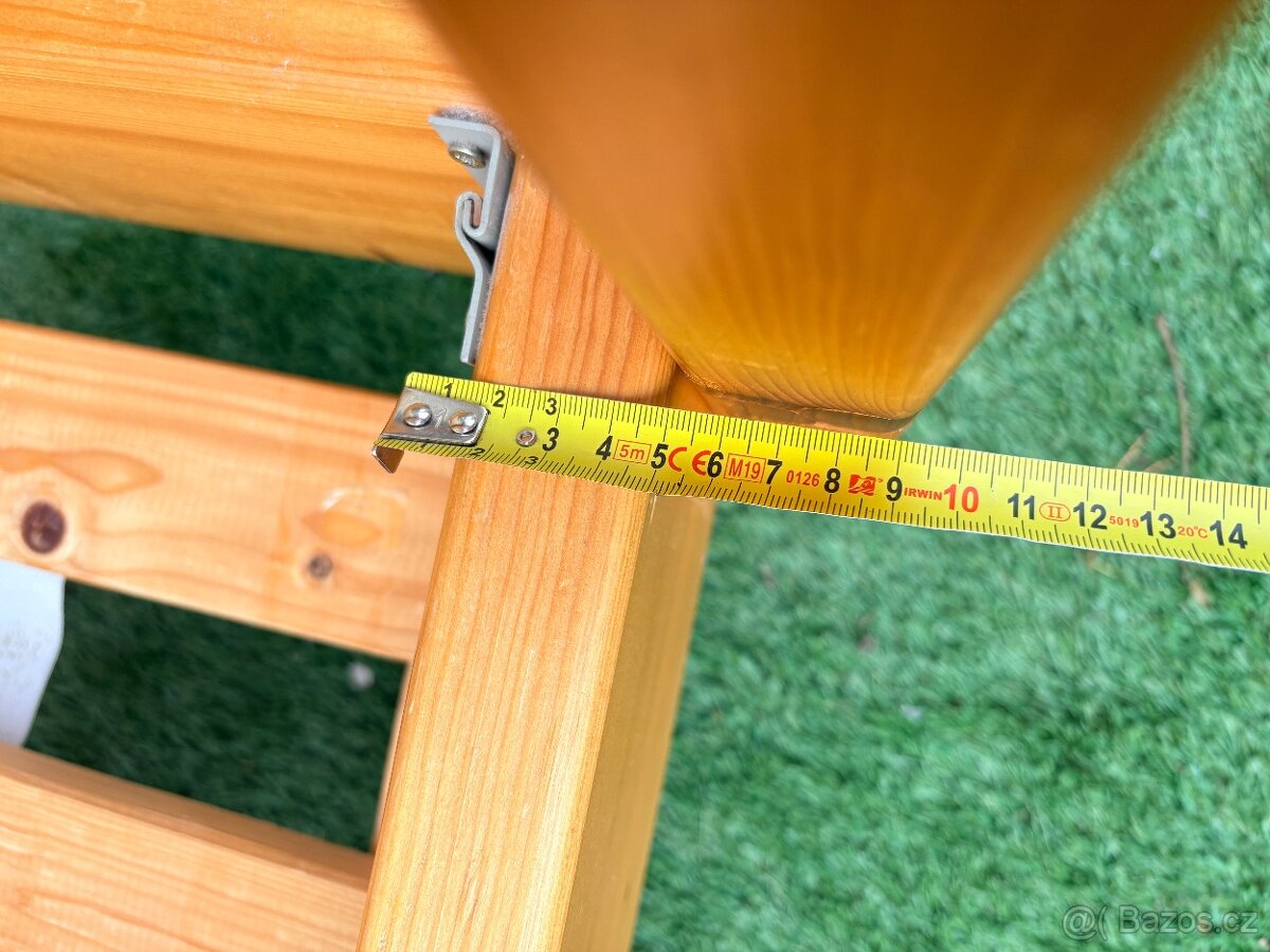 Dřevěná patrová postel 200x90 - 4