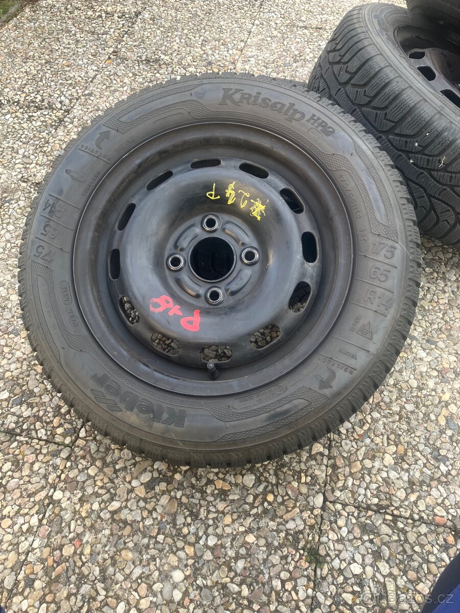 Zimní sada kol 175/65 R14 , kola 5,5J x 14 ET47