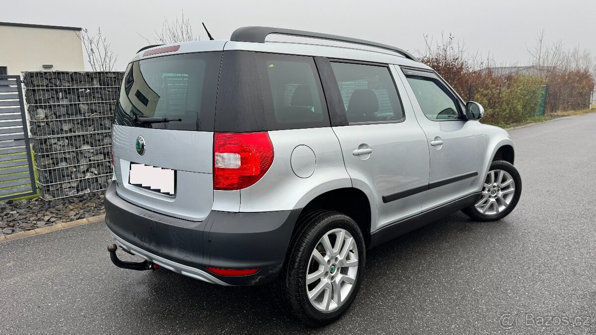Škoda Yeti 2.0TDI 81kW 2013,162 000km,2x ALU kola,TOP STAV - 4