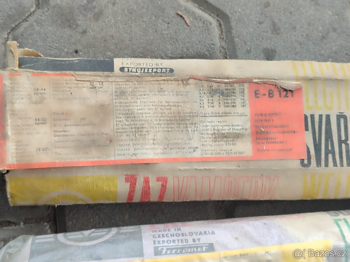 SVAŘOVACÍ ELEKTRODY JEŠTĚ STARÉ KVALITNÍ - 4