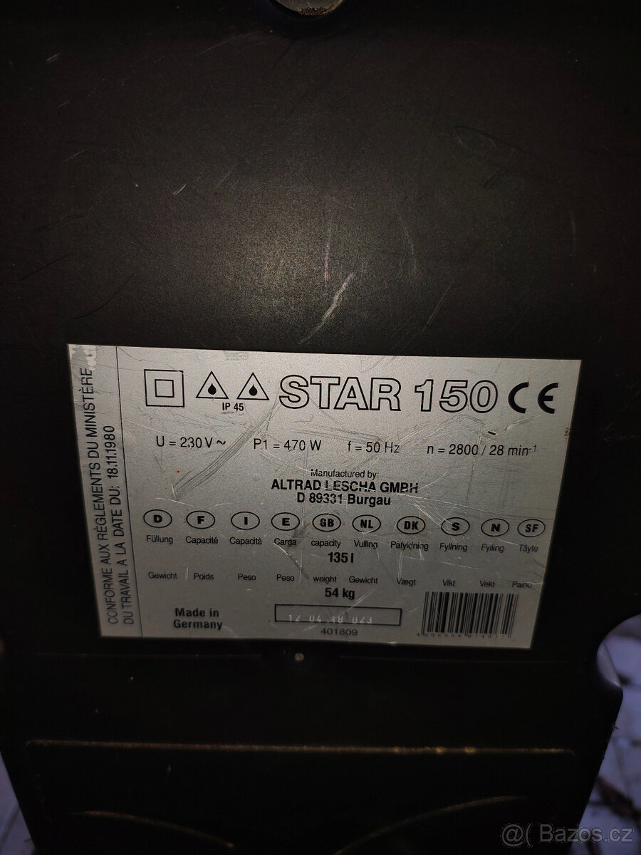 Stavební míchačka Lescha STAR 150 - 4