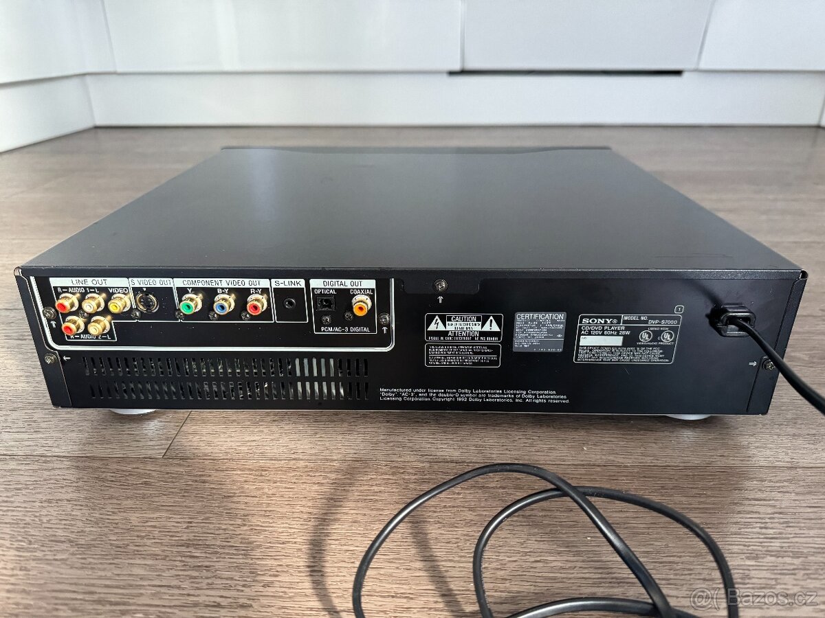 Predám CD, DVD prehrávač Sony DVP-S7000 - 4