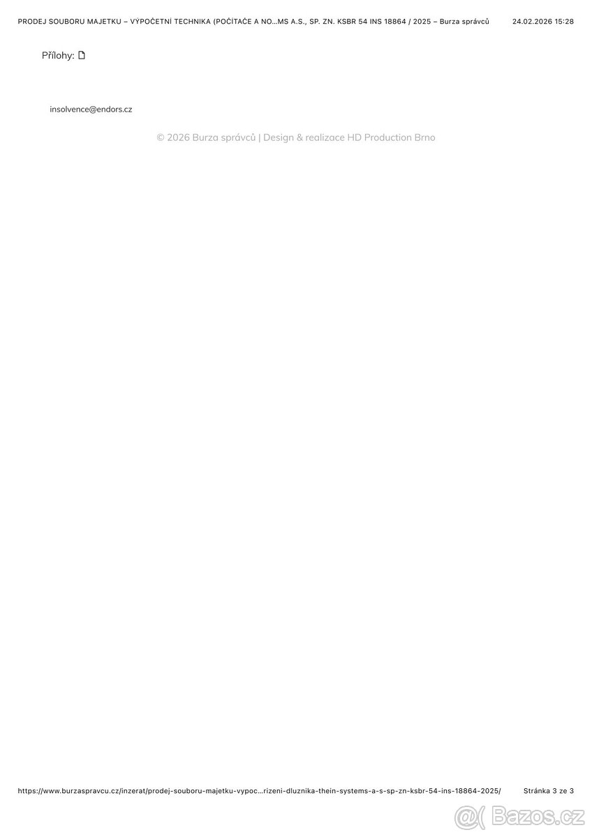 PRODEJ SOUBORU MAJETKU – VÝPOČETNÍ TECHNIKA - 4