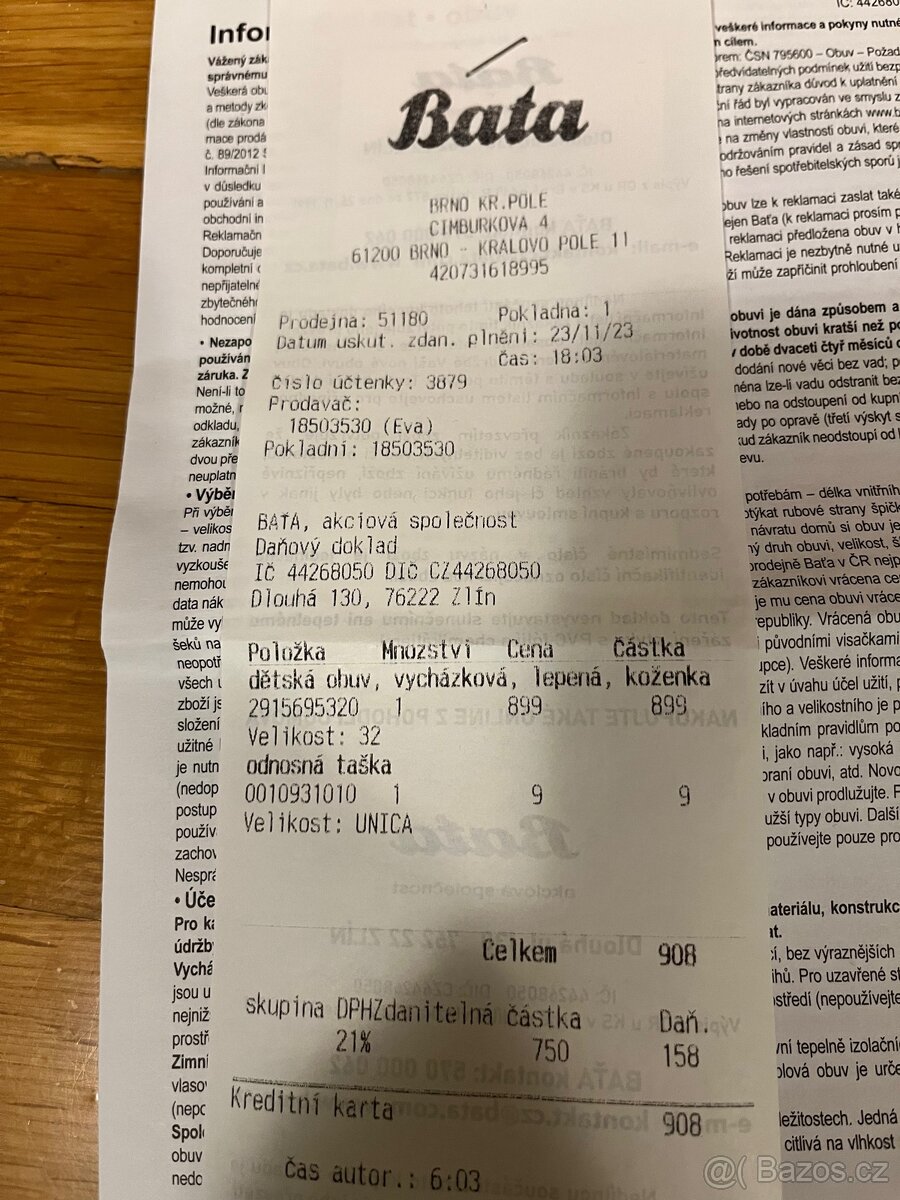 Zimni boty Baťa vel.23 - 4